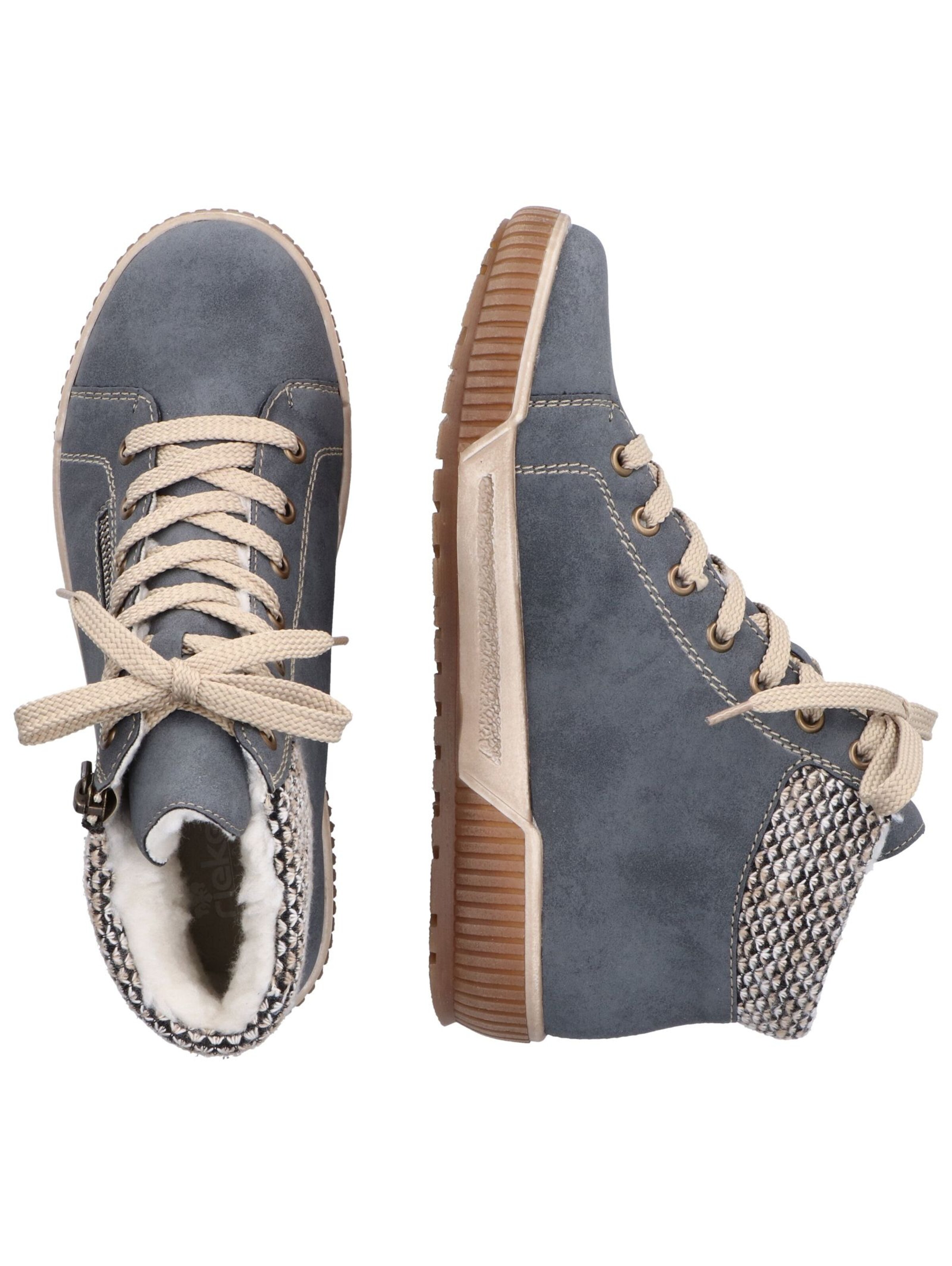 Rieker Fűzős rövid szárú csizmák - kék