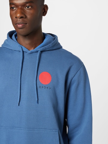 EDWIN Sweatshirt 'Japanese Sun' i blå