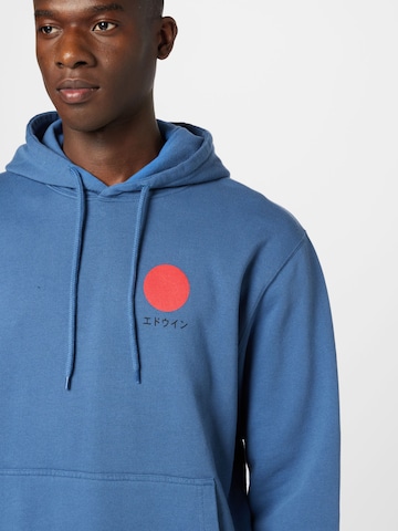 EDWIN Sweatshirt 'Japanese Sun' in Blauw