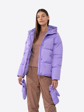 4F Weatherproof jacket 'F234' in Purple: front