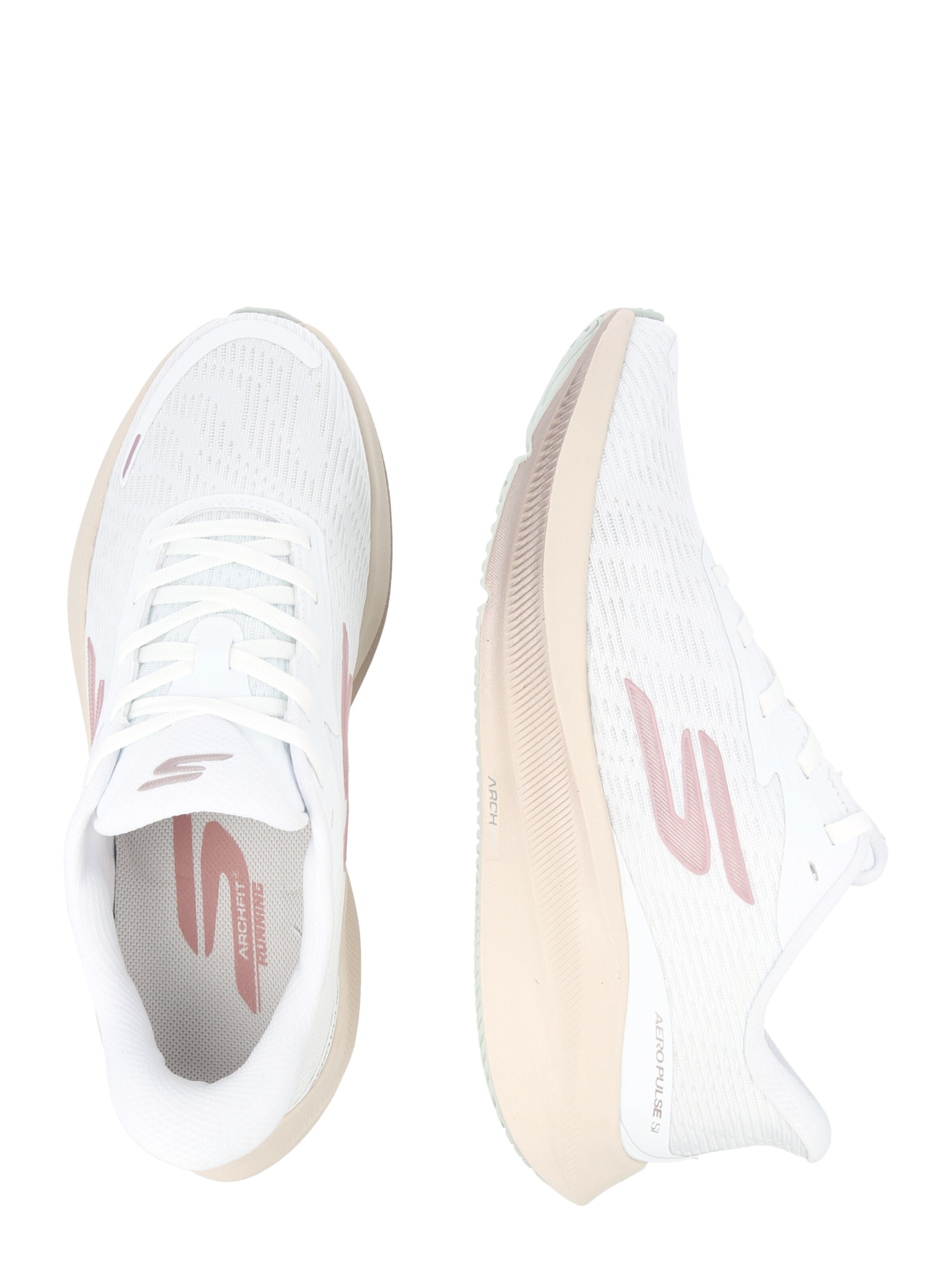 Sneaker de alergat 'AERO PULSE' de la SKECHERS pe alb