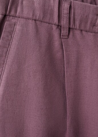 MANGO MAN Slimfit Hose 'Romelino' in Lila