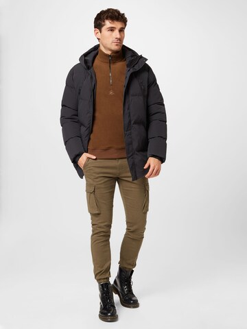 JACK & JONES Μπλούζα φούτερ 'FRIDAY' σε καφέ