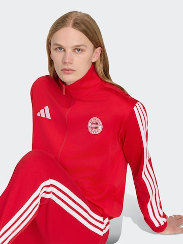 ADIDAS PERFORMANCE Sportovní mikina 'FCB DNA' – červená