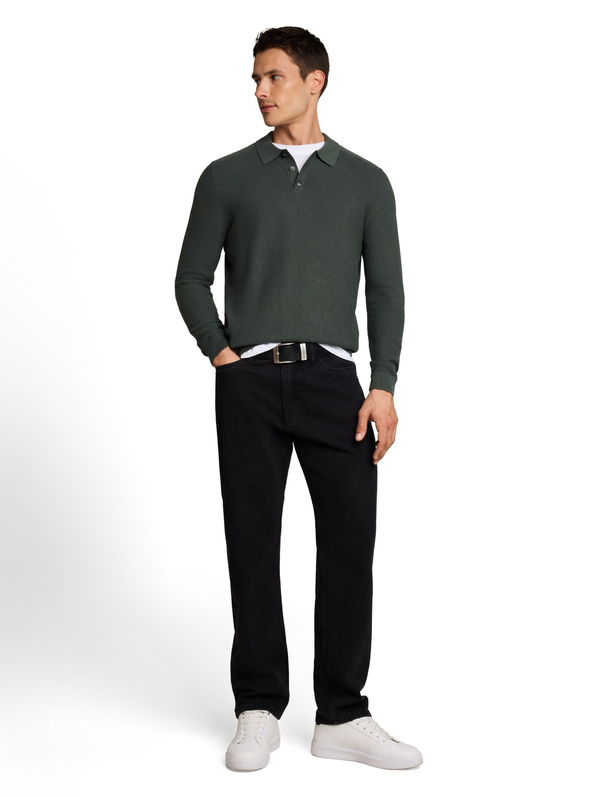 TOM TAILOR Pullover in Grün