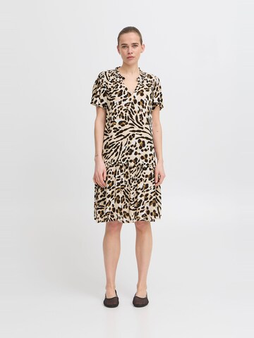 ICHI Dress in Mixed colours