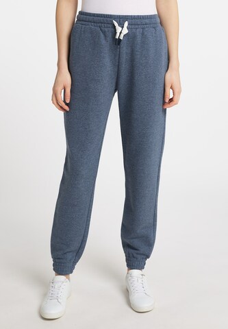 Schmuddelwedda Tapered Trousers in Blue: front