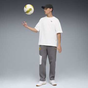 PUMA Loosefit Sportbroek 'Borussia Dortmund' in Grijs
