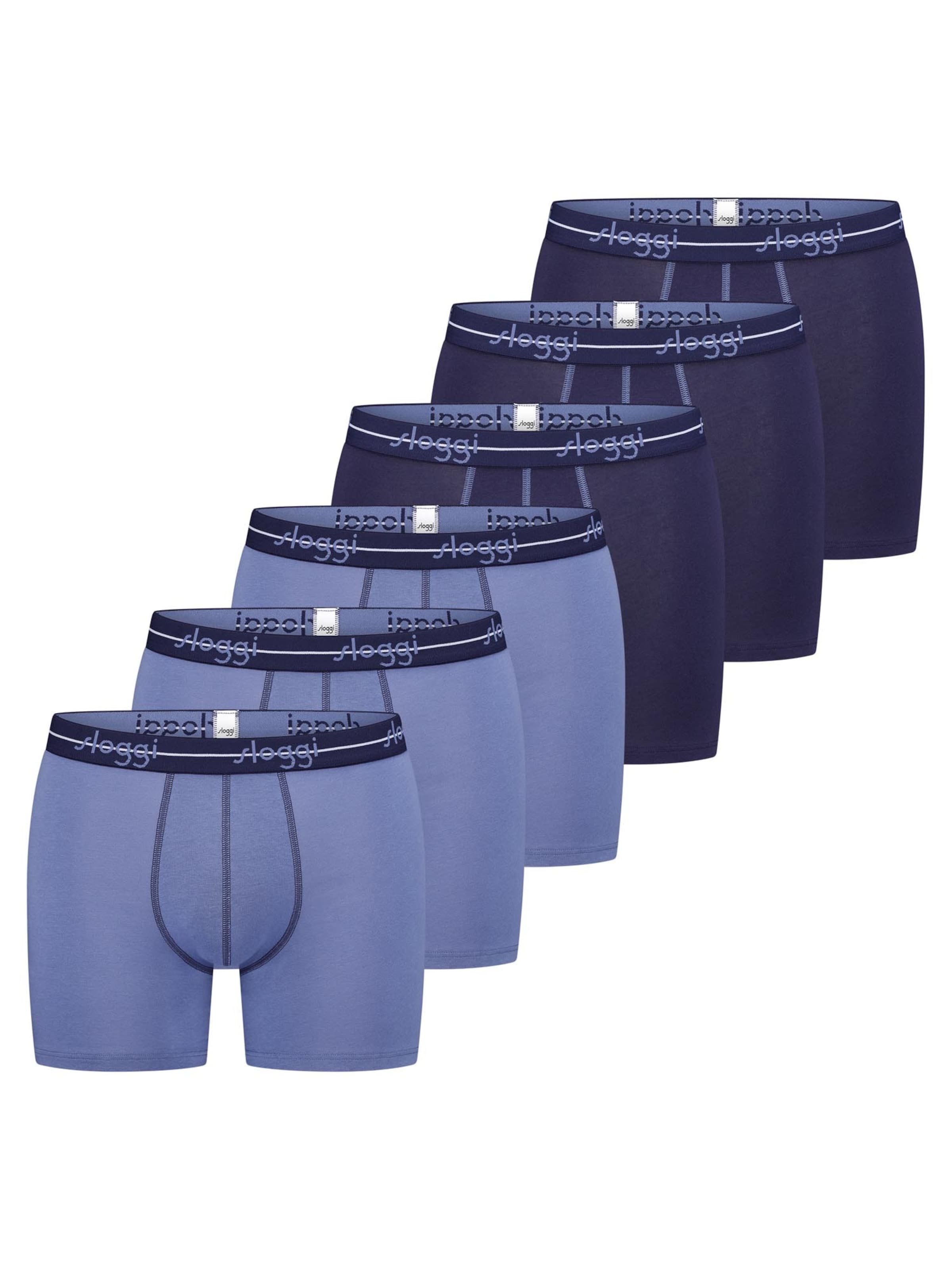 SLOGGI Boxer shorts 'men Start' in Blue: front
