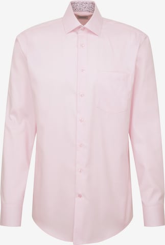 SEIDENSTICKER Regular fit Business shirt 'Smart Classic' in Pink: front