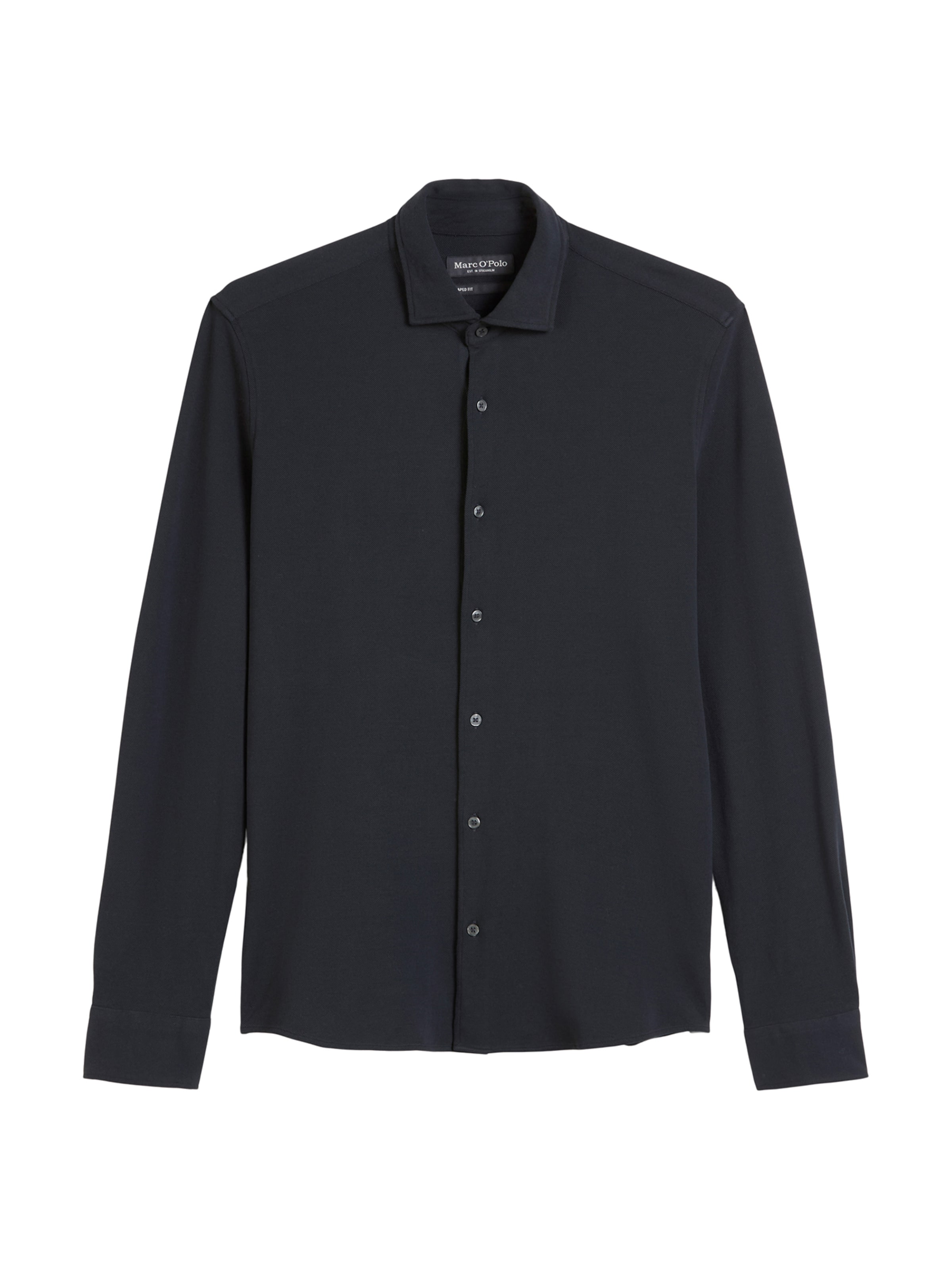 Marc O'Polo Button Up Shirt in Blue: front