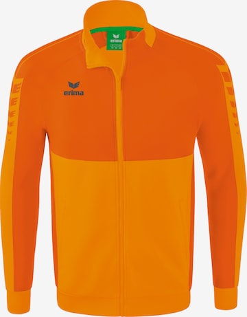 ERIMA Athletic Jacket in Orange: front
