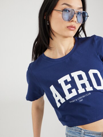 AÉROPOSTALE Shirts i blå