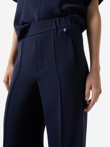 BOGNER Regular Bundfaltenhose 'Suzy' in Blau