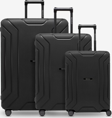 Ensemble de bagages Redolz en noir : devant