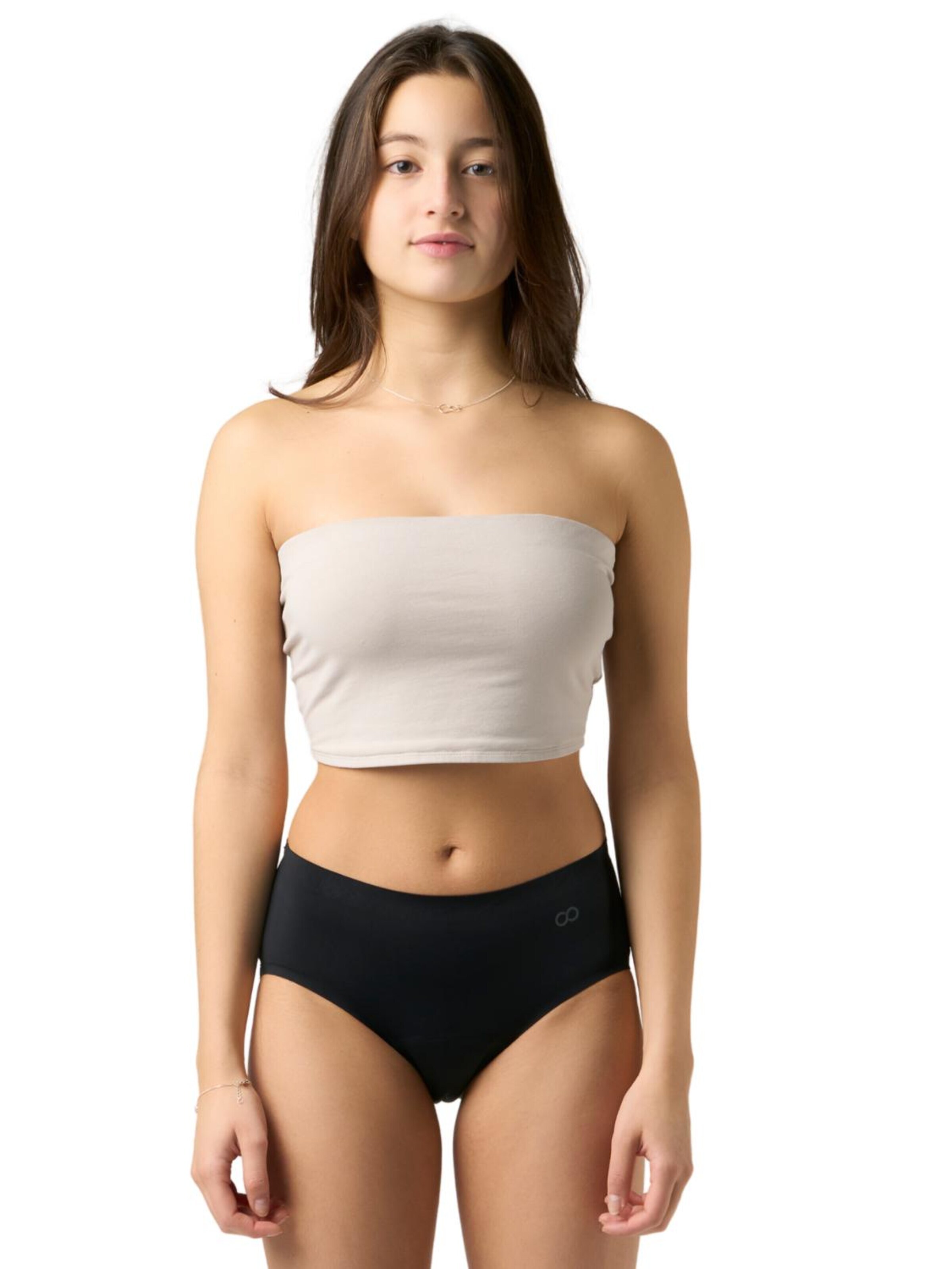 Moodies Undies Slip 'Hiphugger gemiddeld-zwaar' in Black: front