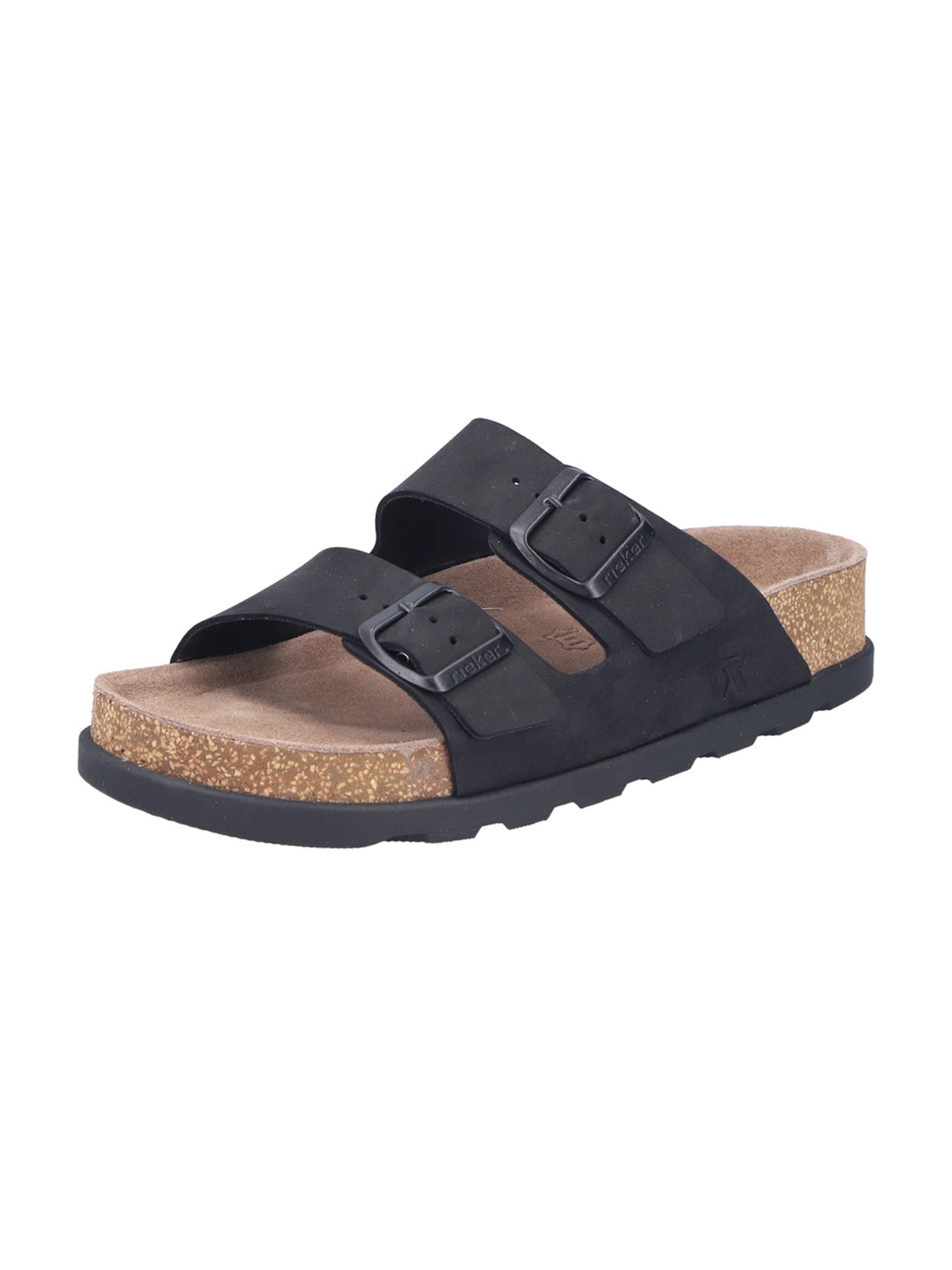 Rieker Mule in Black: front