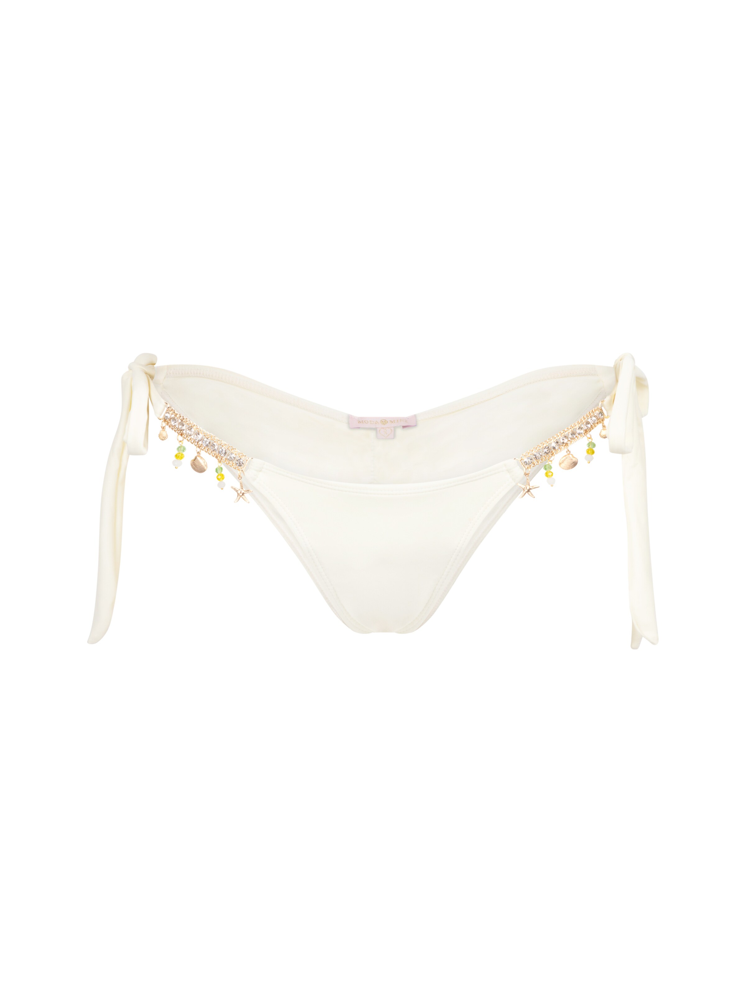 Moda Minx Bikini bottom 'Seychelles' in White: front