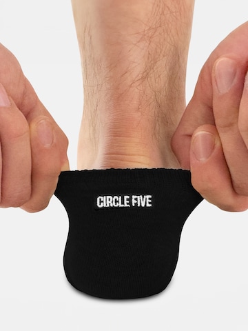 Circle Five Ankle socks '6 Paar Füßlinge Silikongrip ohne verrutschen' in Black