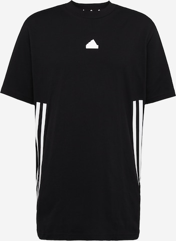 ADIDAS SPORTSWEAR Koszulka funkcyjna 'Future Icons 3-Stripes' w kolorze czarny: przód