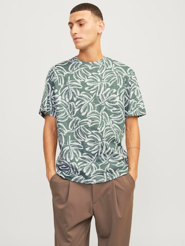 JACK & JONES T-Shirt 'Lafayette' in Grün: Vorderseite