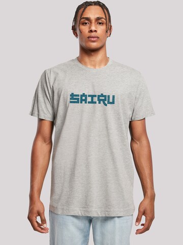 F4NT4STIC Shirt 'Koi Fish Japan Streetstyle' in Grijs
