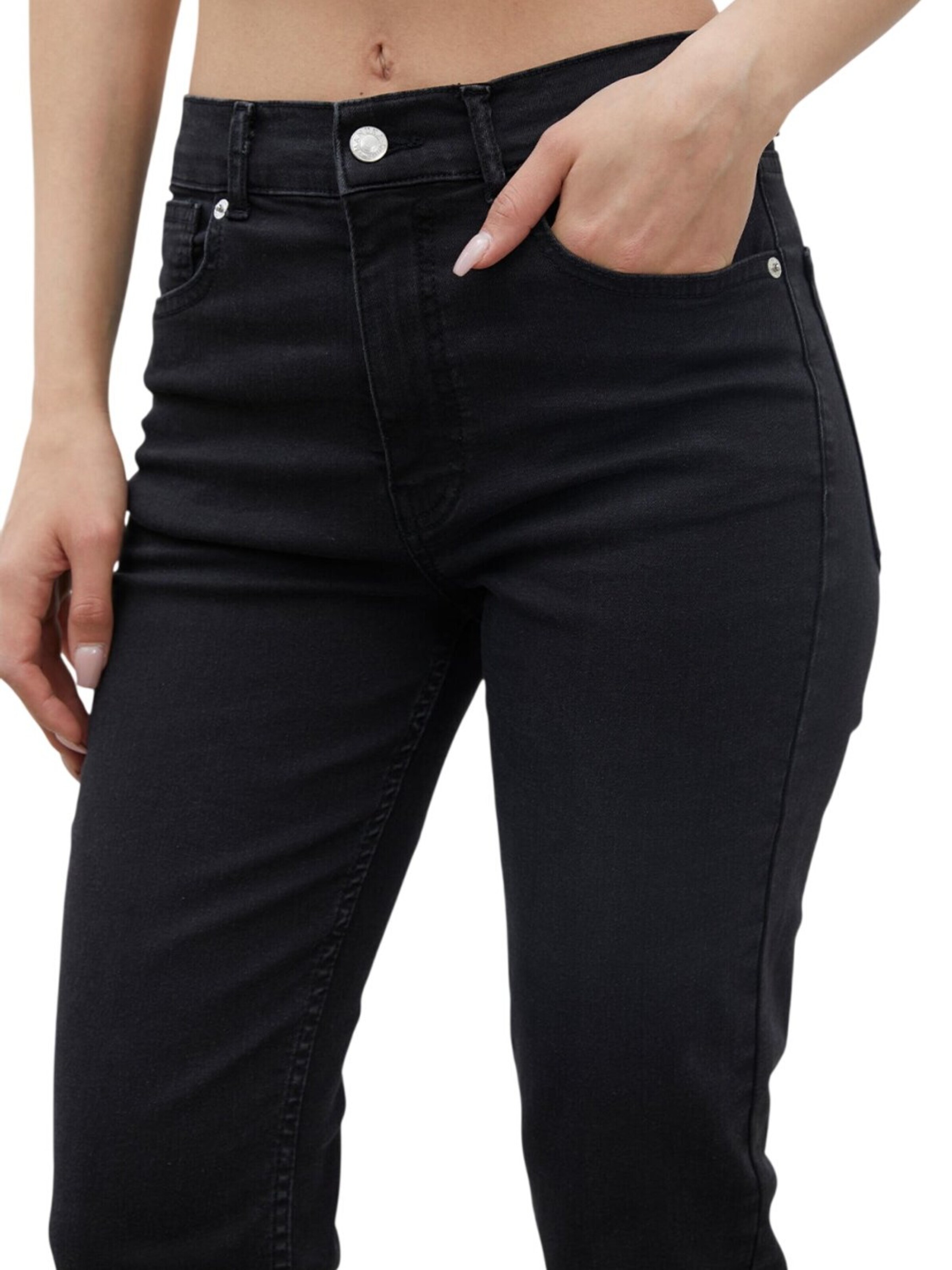 MANUKA Skinny Hose in Schwarz