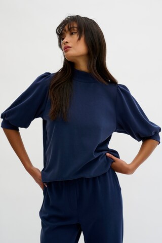 My Essential Wardrobe Bluse in Blau: predná strana