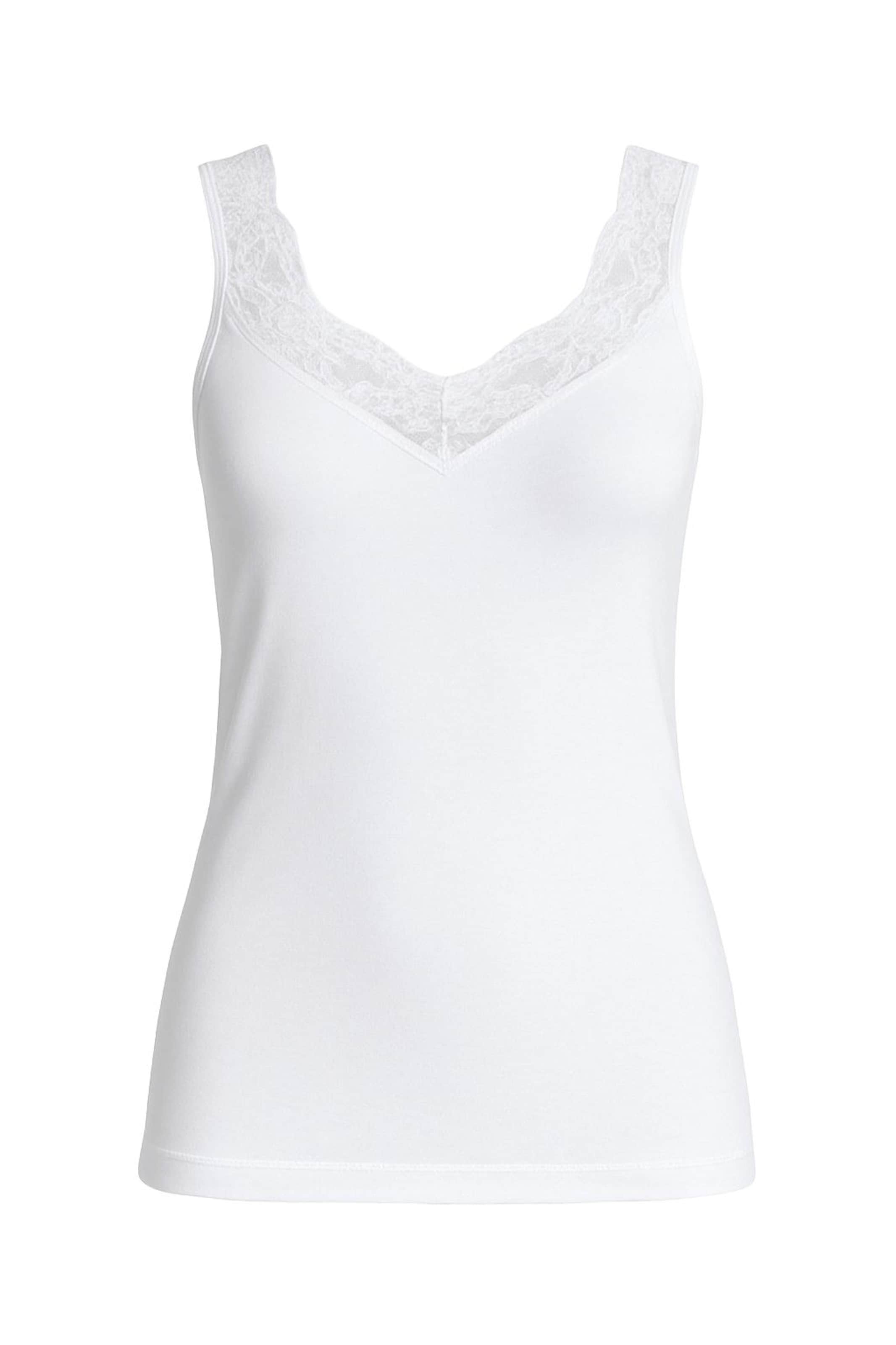 Maillot de corps Blackspade en blanc : devant