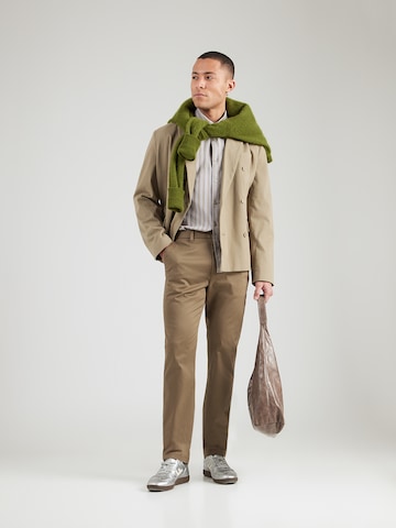 Calvin Klein Slimfit Chino nadrág - sárga