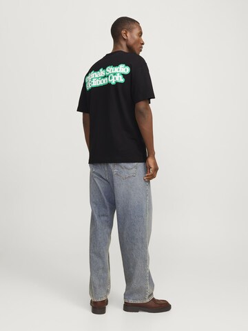JACK & JONES Koszulka 'JORAstoria' w kolorze czarny