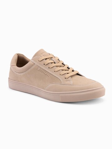 Ombre Platform trainers in Beige