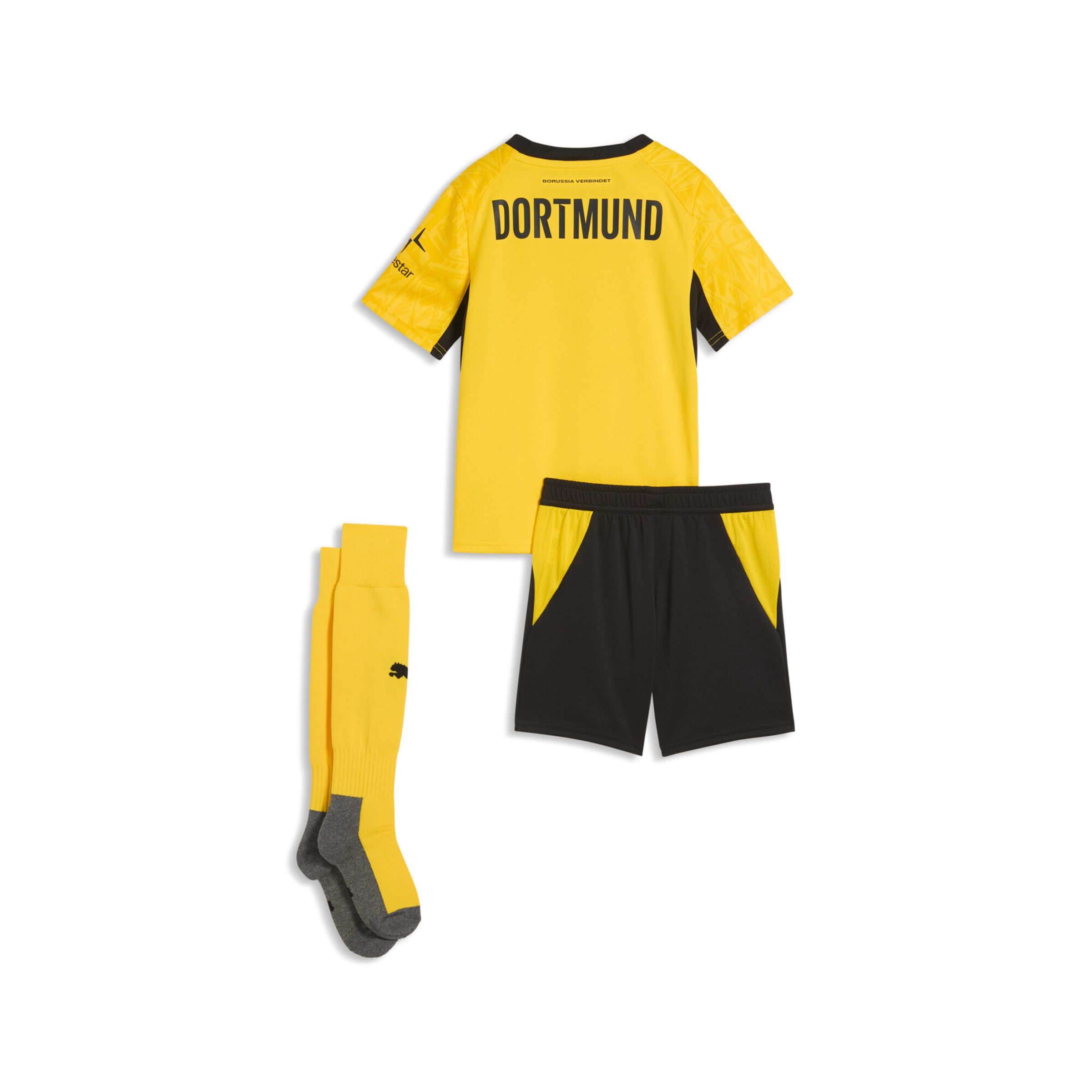 PUMA Regular Fit Set 'Borussia Dortmund' in Gelb