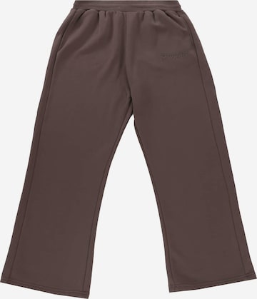 Pantalon Dropsize en marron : devant
