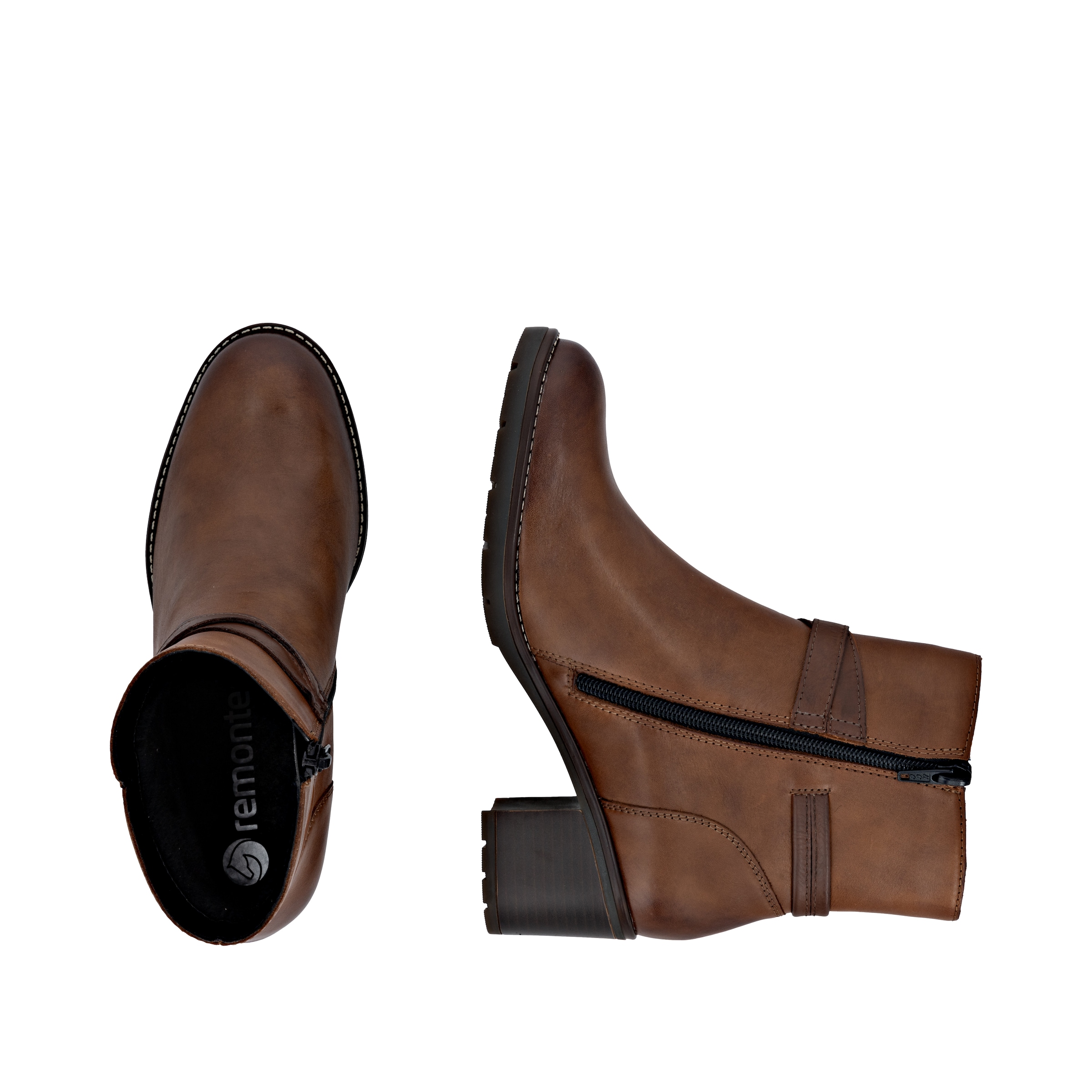 REMONTE Chelsea boots in Bruin