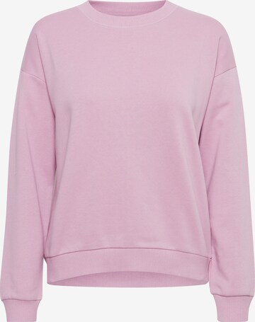 b.young Sweatshirt in Roze: voorkant