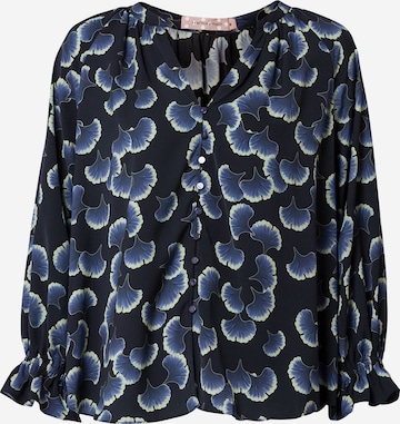 Traffic People Blouse in Blauw: voorkant