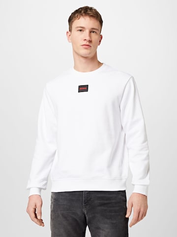 HUGO Red - Sudadera 'Diragol' en blanco: frente