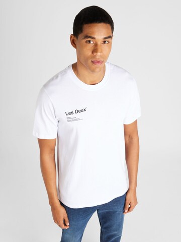 Les Deux Koszulka 'Brody' w kolorze biały: przód