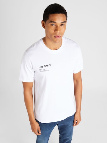 Les Deux Shirt 'Brody' in White: front