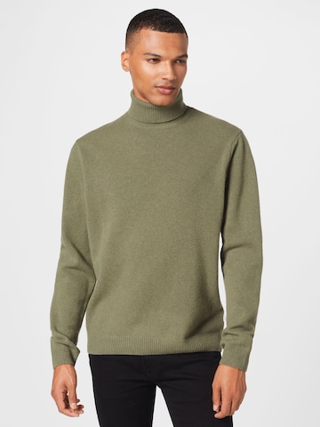 Pull-over 'Karl' Casual Friday en vert : devant