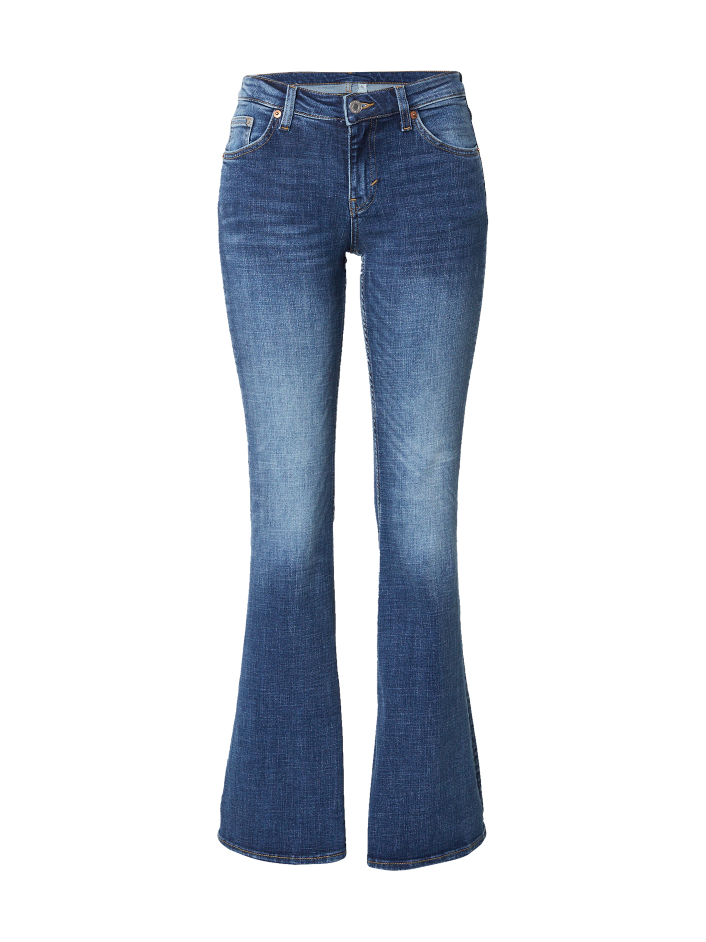 WEEKDAY Разкроени Дънки &#x27;Katsumi&#x27; в синьо: отпред