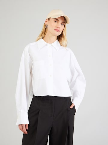 & Other Stories Bluse i hvid: forside