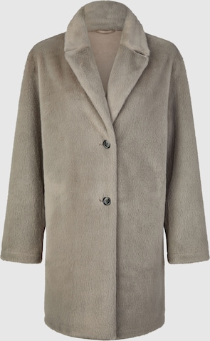 White Label Damenmantel aus kurzem Webpelz in edler Seal-Optik, Länge Gr. 38: ca.90 cm in Braun: Vorderseite