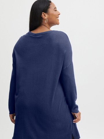 Robes en maille ' FPBlume ' Fransa Curve en bleu