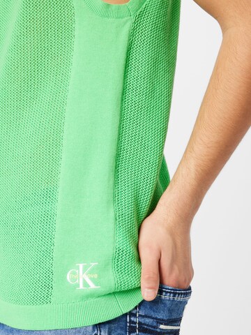 Calvin Klein Jeans Тениска в зелено