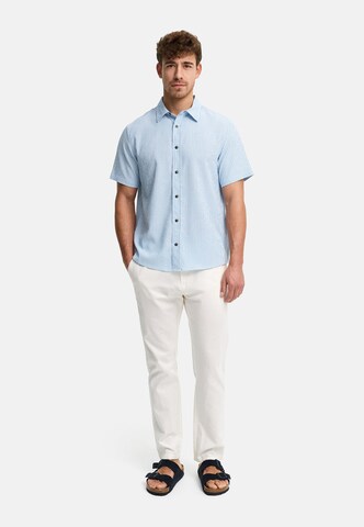 INDICODE JEANS Regular fit Overhemd 'Bimler' in Blauw