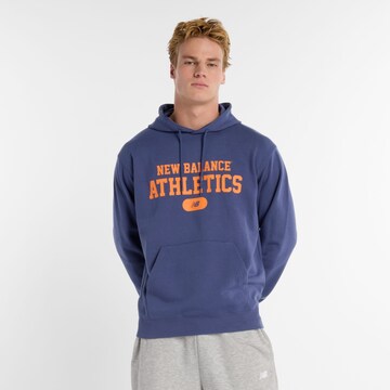 new balance Sweatshirt 'Heritage' in Blue: front