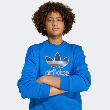 ADIDAS ORIGINALS Sweatshirt in Blau: Vorderseite