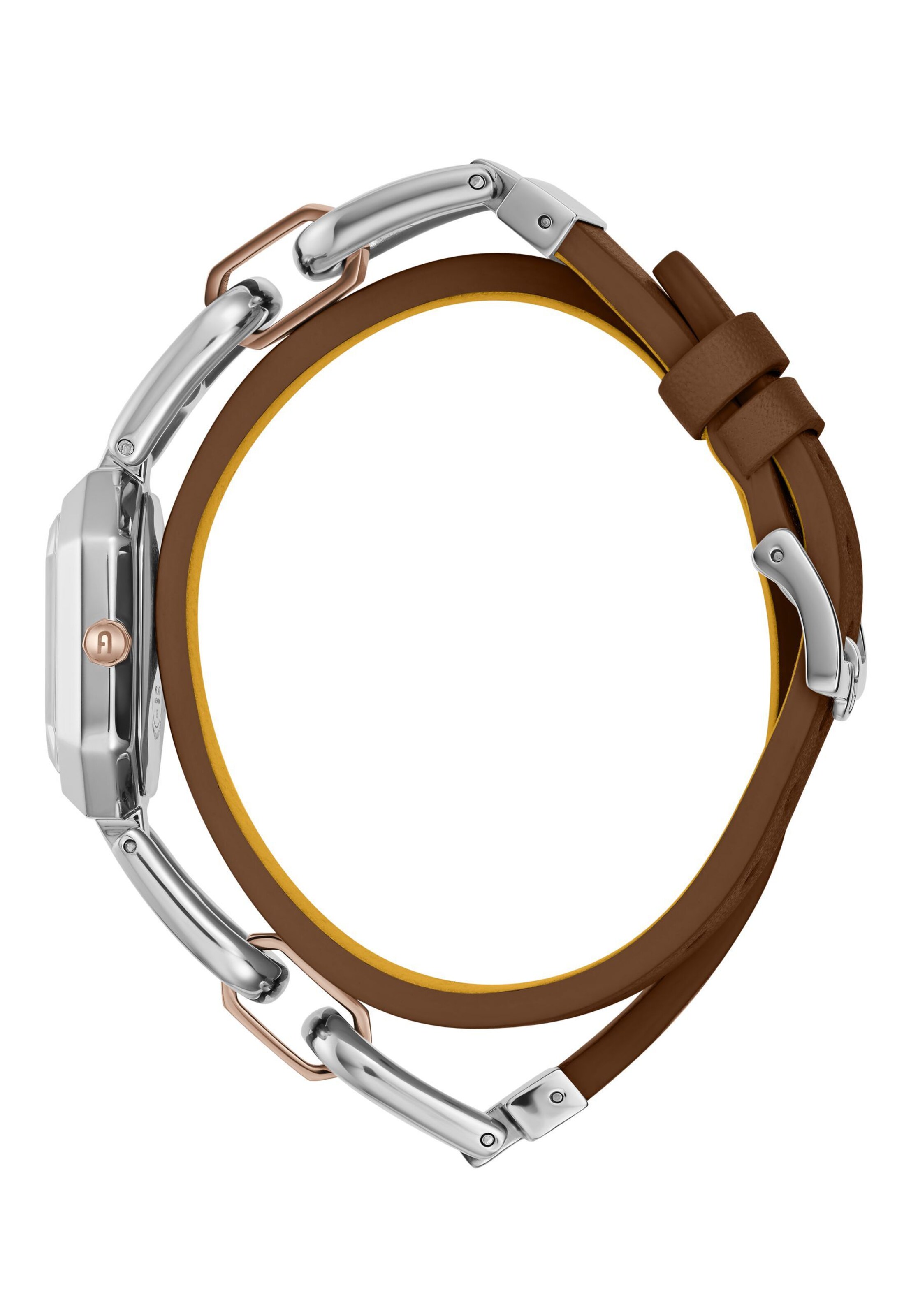 FURLA Analoguhr 'Octagonal' in Braun